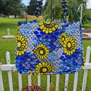 ANKARA FLORAL PRINT BAG